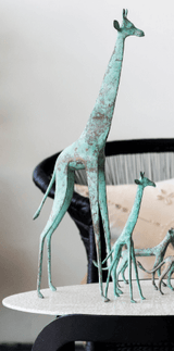 Tuareg Brass Giraffes Figurines
