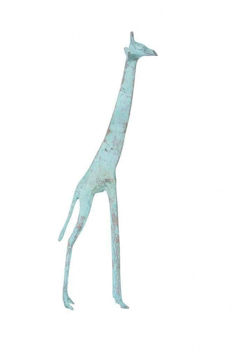 Tuareg Brass Giraffes Figurines-Décor Collection-Parc Decor