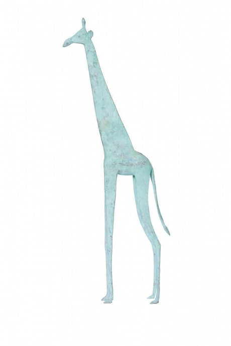 Tuareg Brass Giraffes Figurines-Décor Collection-Parc Decor
