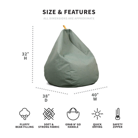 Tuft-bean filled-Parc Decor