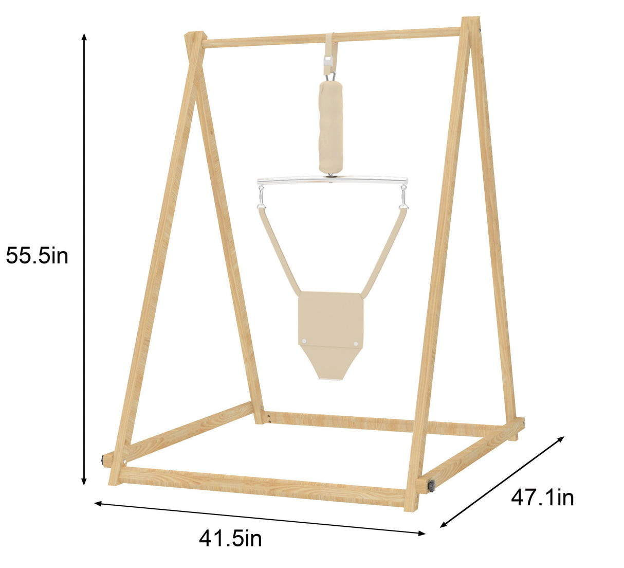 Tulip – Foldable Baby Bouncer - Beige-Indoor-Parc Decor