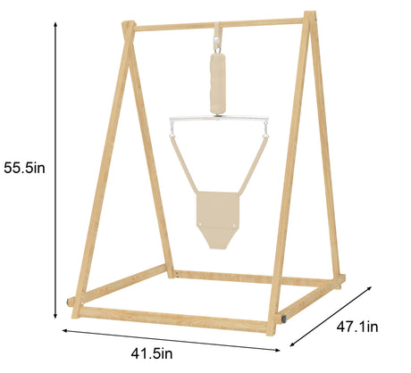 Tulip – Foldable Baby Bouncer - Beige-Indoor-Parc Decor