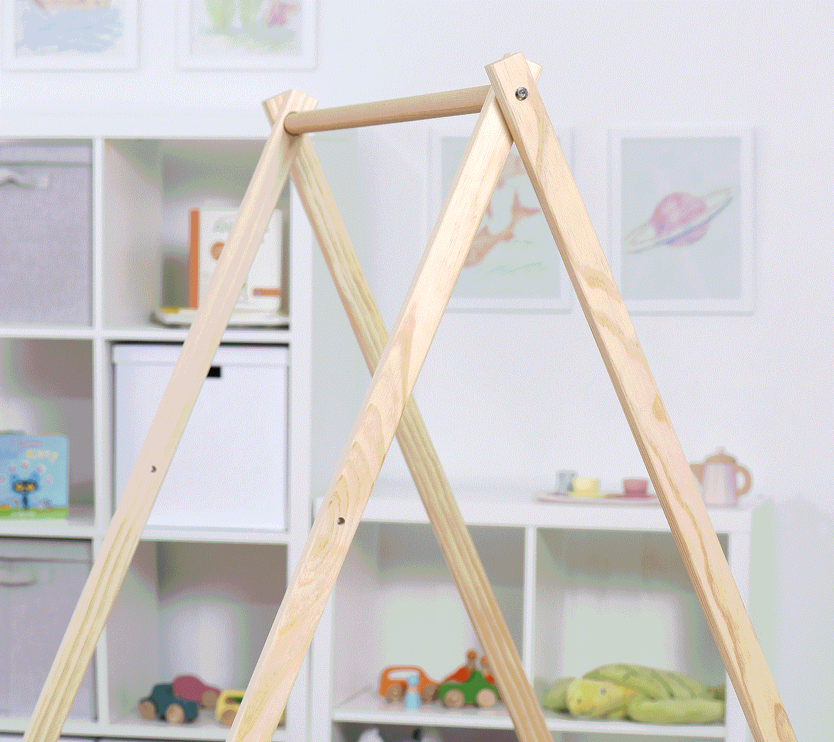 Tulip – Foldable Baby Bouncer - Beige-Indoor-Parc Decor