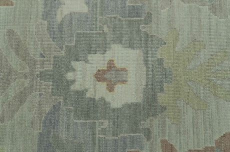 Tulu Distressed Modern Ikat Design Hand Knotted Custom Made wool rug