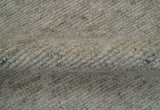 Tulu Modern Solid Beige Hand Knotted Wool Area Rug