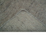 Tulu Modern Solid Beige Hand Knotted Wool Area Rug
