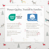 Turkish Cotton Christmas Flannel Sheet Set - Whittaker Collection