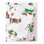 Turkish Cotton Christmas Flannel Sheet - Whittaker Collection