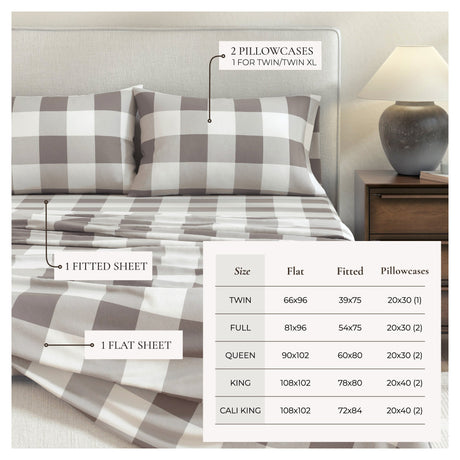 Turkish Cotton Flannel Sheet - Belle Collection