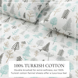 Turkish Cotton Flannel Sheet - Lakeview Collection
