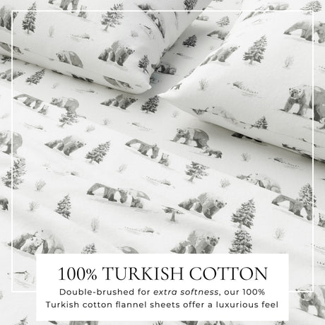 Turkish Cotton Flannel Sheet - Lakeview Collection