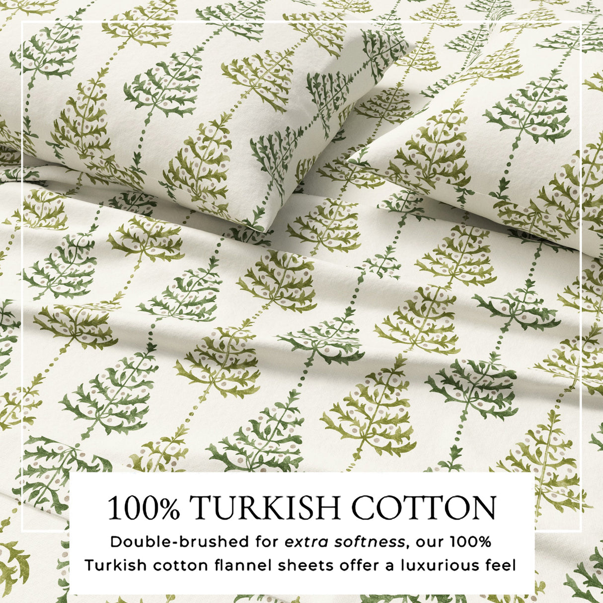Turkish Cotton Flannel Sheet Set - Elevated Holiday Collection