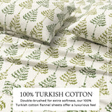 Turkish Cotton Flannel Sheet Set - Elevated Holiday Collection
