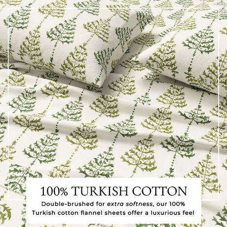Turkish Cotton Flannel Sheet Set - Elevated Holiday Collection
