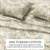 Turkish Cotton Flannel Sheet Set - Elevated Holiday Collection