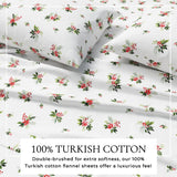 Turkish Cotton Flannel Sheet Set - Elevated Holiday Collection