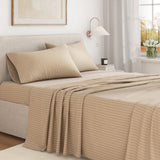 Turkish Cotton Flannel Sheet Set - Plaid & Stripe Collection
