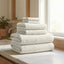 Turkish Cotton Ribbed 6-Piece Bath Towel Set - Georgiana Collection