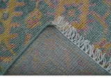 Turkish Design Pink Hand Knotted 4x6 Wool Area Rug