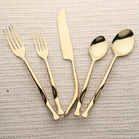 Twig PVD 5 Pc. Flatware Set-flatware set-Parc Decor