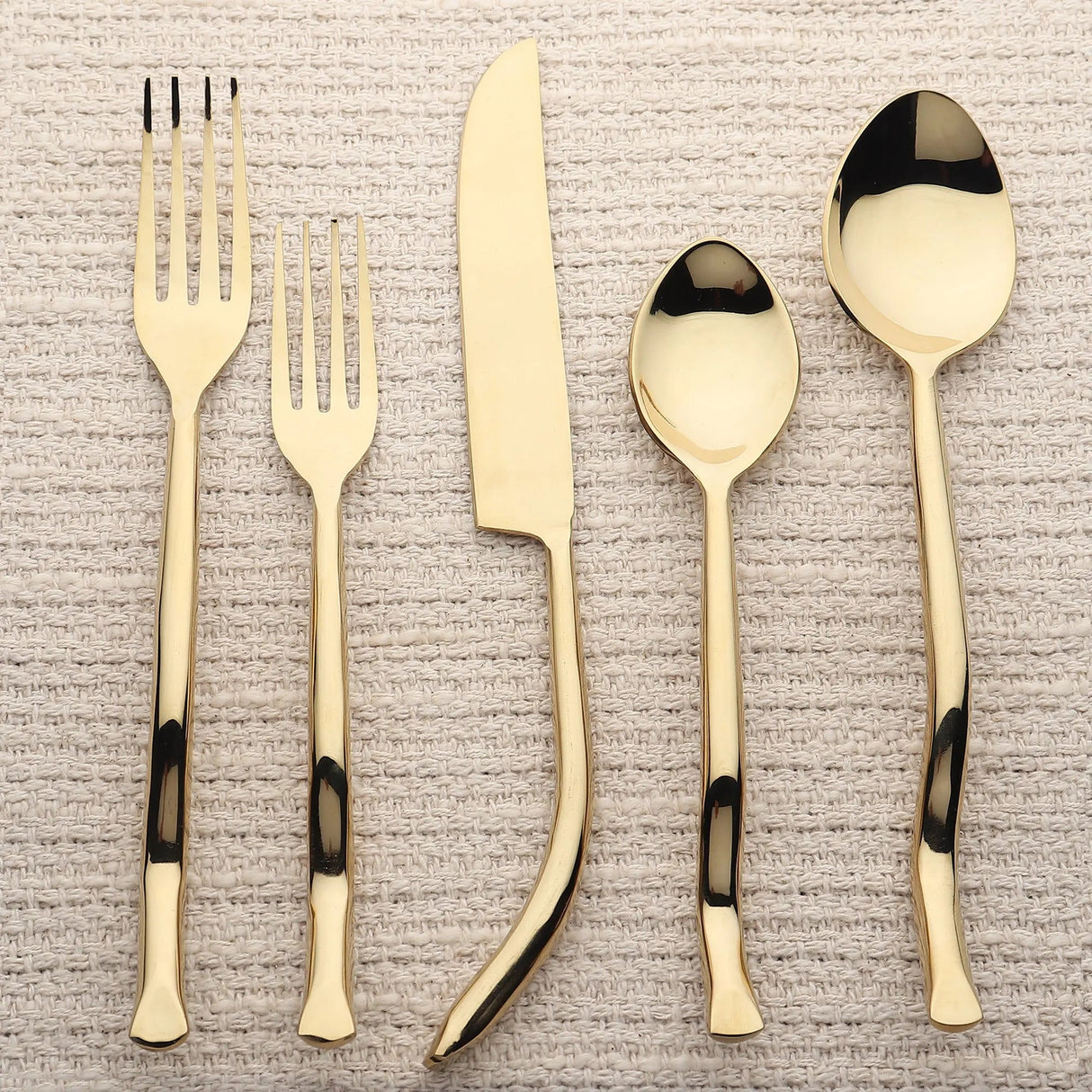 Twig PVD 5 Pc. Flatware Set-flatware set-Parc Decor