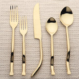 Twig PVD 5 Pc. Flatware Set-flatware set-Parc Decor