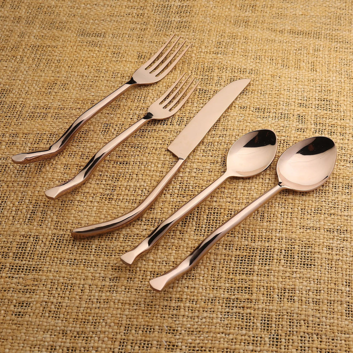 Twig PVD 5 Pc. Flatware Set-flatware set-Parc Decor
