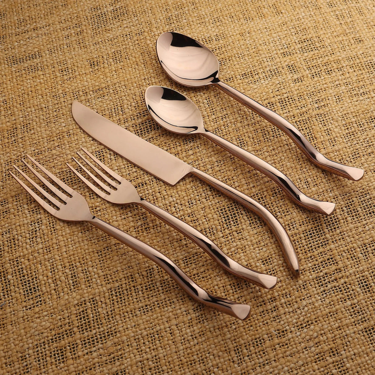 Twig PVD 5 Pc. Flatware Set-flatware set-Parc Decor