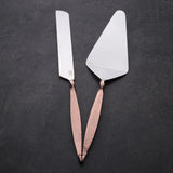 TWISTED URBAN CAKE SERVING 2 PC. SET-CAKE SERVER-Parc Decor