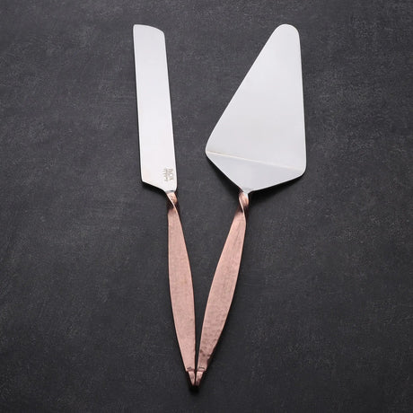 TWISTED URBAN CAKE SERVING 2 PC. SET-CAKE SERVER-Parc Decor