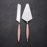 TWISTED URBAN CAKE SERVING 2 PC. SET-CAKE SERVER-Parc Decor