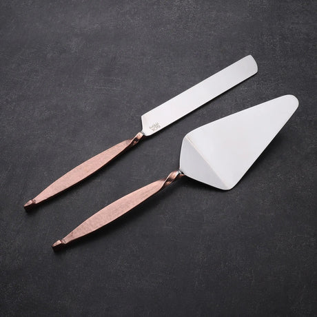 TWISTED URBAN CAKE SERVING 2 PC. SET-CAKE SERVER-Parc Decor