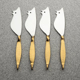TWISTED URBAN RATONCITO CHEESE SPREADER/KNIFE 4 PC. SET-cheese knives-Parc Decor