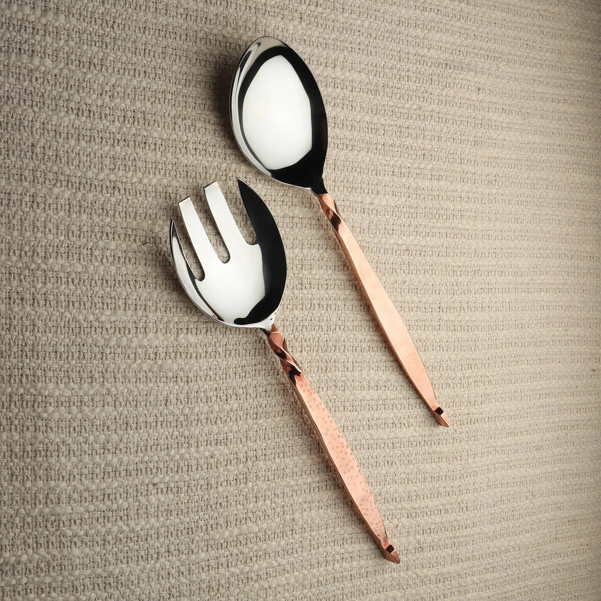 TWISTED URBAN SALAD SERVING 2 PC. SET-salad server-Parc Decor