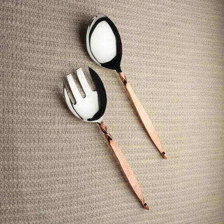 TWISTED URBAN SALAD SERVING 2 PC. SET-salad server-Parc Decor