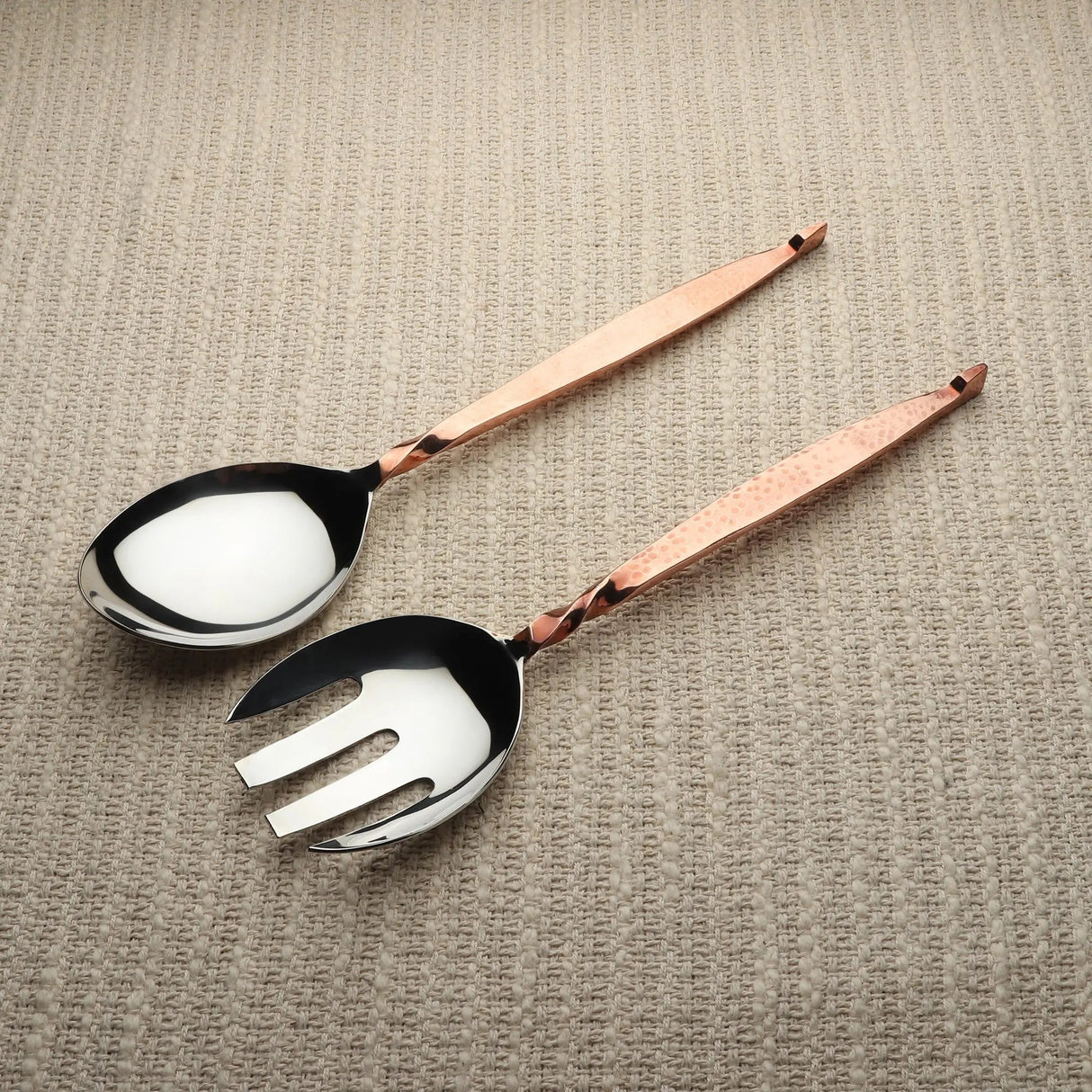 TWISTED URBAN SALAD SERVING 2 PC. SET-salad server-Parc Decor