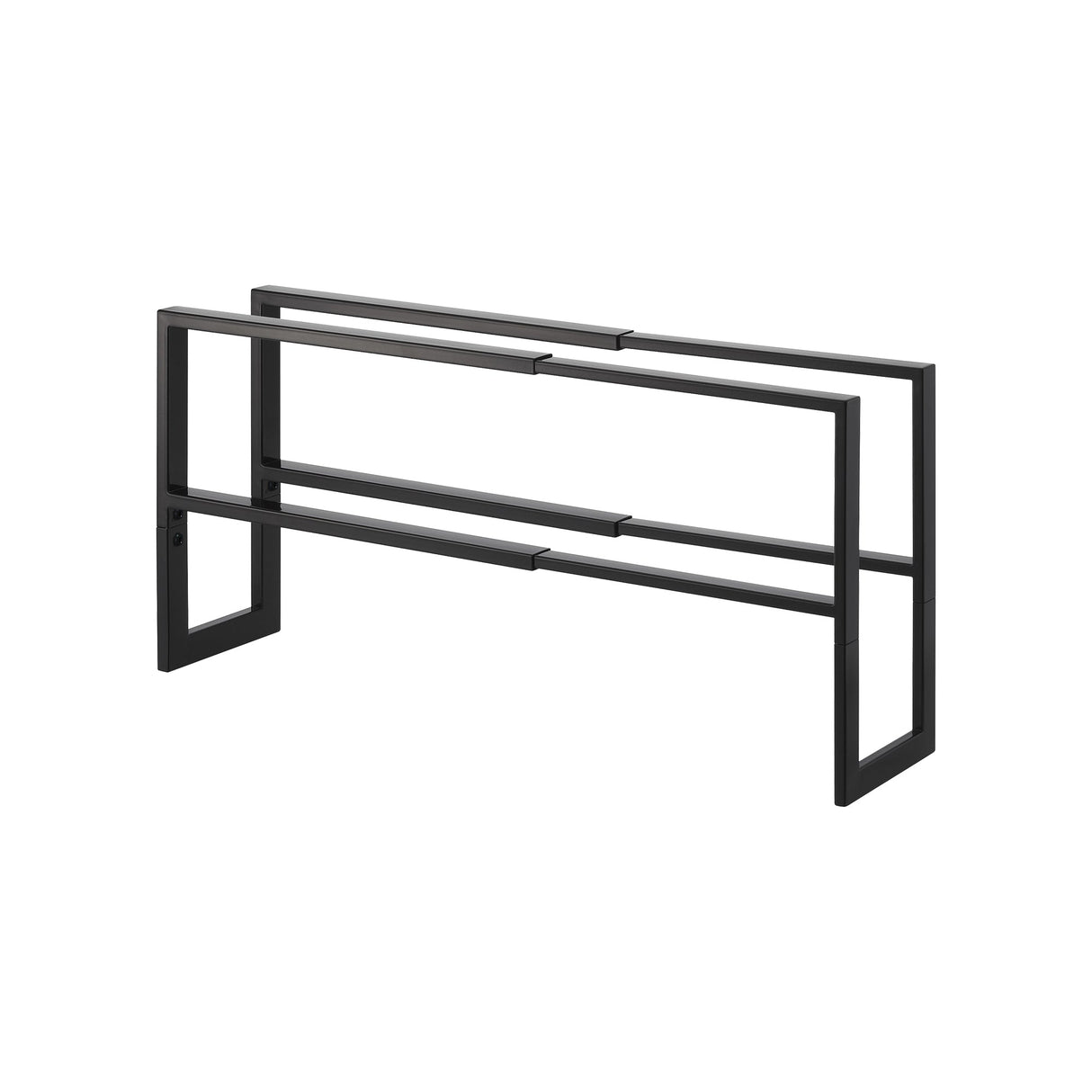 Two-Tier Expandable Shoe Rack (11.8" H) - Steel