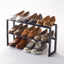 Two-Tier Expandable Shoe Rack (11.8" H) - Steel