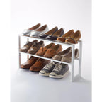 Two-Tier Expandable Shoe Rack (11.8" H) - Steel