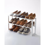 Two-Tier Expandable Shoe Rack (11.8" H) - Steel