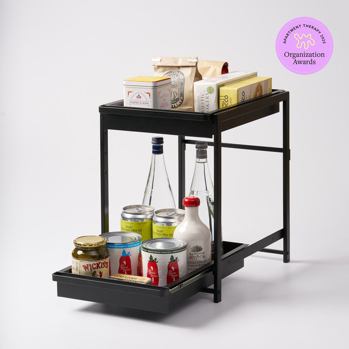 Two-Tier Pull-Out Shelf - Steel