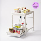 Two-Tier Pull-Out Shelf - Steel