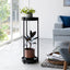 Two-Tier Rolling Plant Stand (28" H) - Steel
