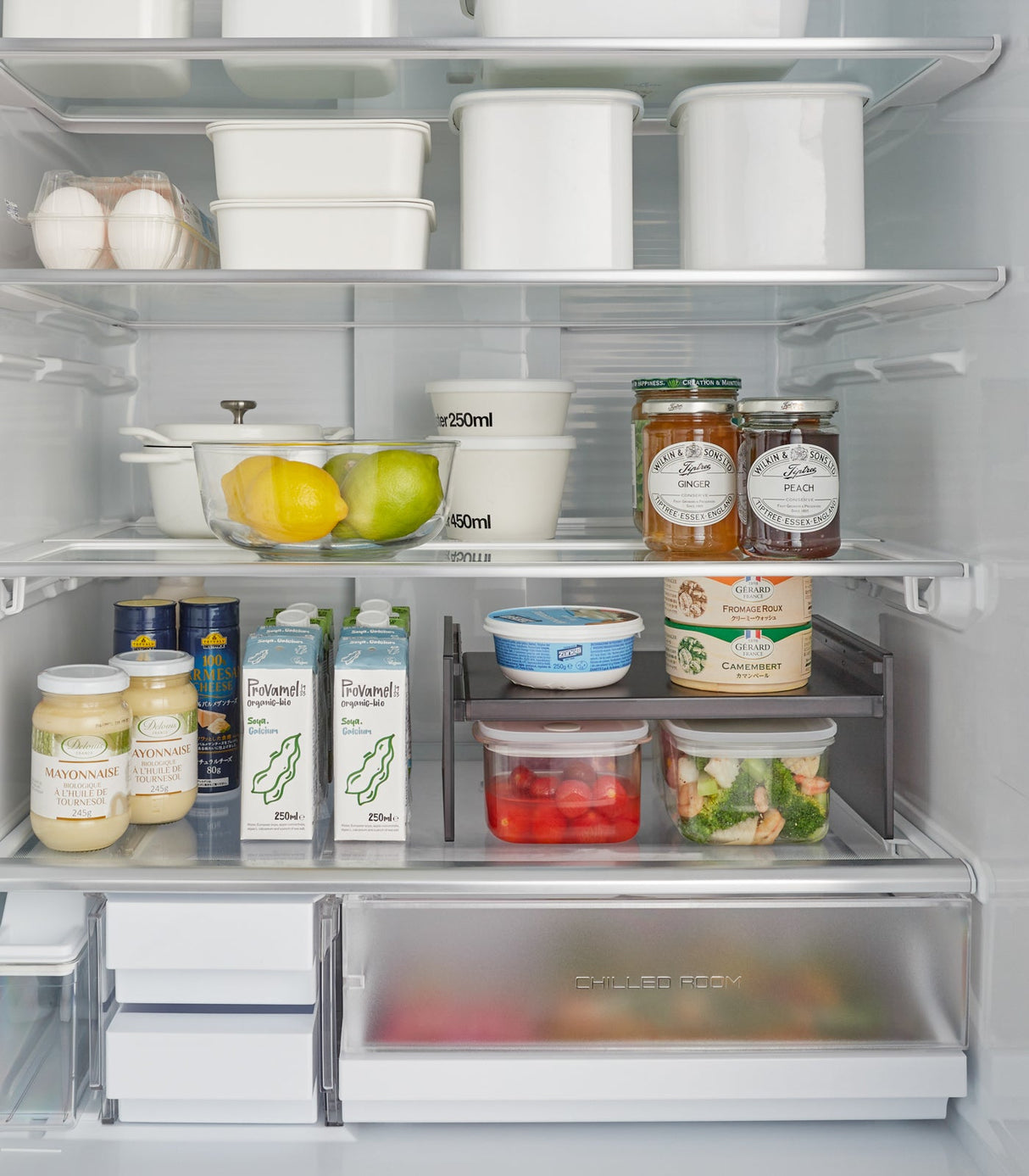 Two-Way Adjustable Refrigerator Shelf