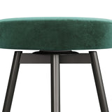 Twyla 2-Piece Glam Swivel-Seat Barstool Set-Dining / Kitchen-Parc Decor