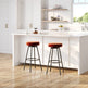 Twyla 2-Piece Glam Swivel-Seat Barstool Set-Dining / Kitchen-Parc Decor