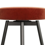 Twyla 2-Piece Glam Swivel-Seat Barstool Set-Dining / Kitchen-Parc Decor