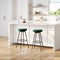 Twyla 2-Piece Glam Swivel-Seat Barstool Set-Dining / Kitchen-Parc Decor