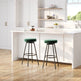 Twyla 2-Piece Glam Swivel-Seat Barstool Set-Dining / Kitchen-Parc Decor