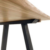 Ubud Natural Teak 4-6 Person Indoor or Outdoor Dining Table - 79"
